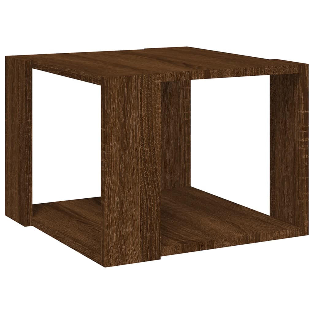 COUCHTISCH Braun Eichen-Optik 40x40x30 cm Holzwerkstoff - Braun, Holzwerkstoff (40/40/30cm) - furnicato