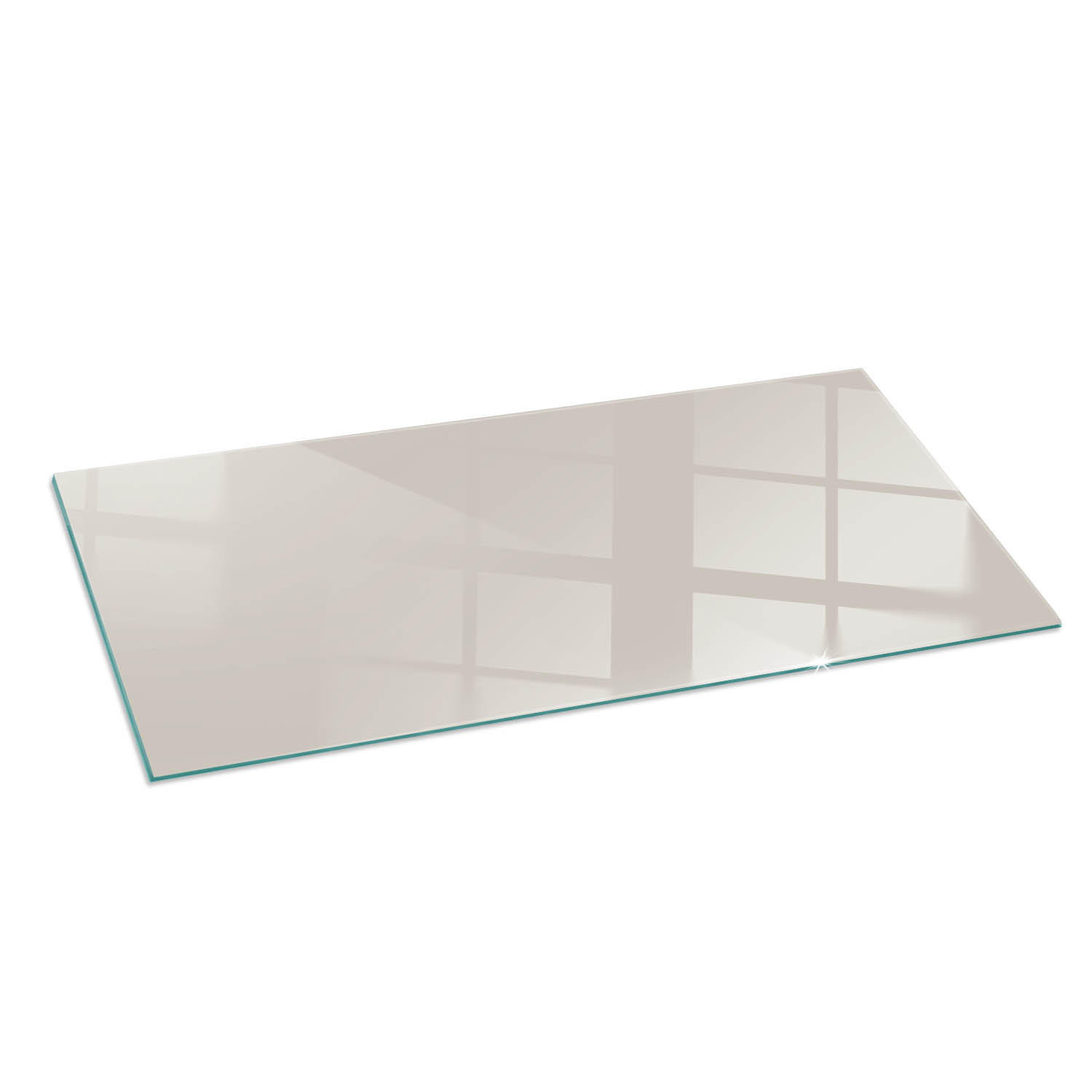 ArtPrintCave Glasplatte Creme 125x50x0.4 cm