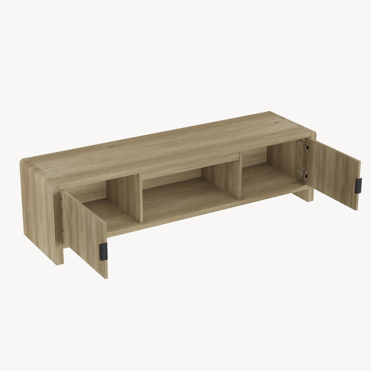 FERNSEHSCHRANK Lukkodso - Braun, Holzwerkstoff (150/40/40cm) - [en.casa]