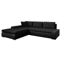 ECKSOFA Orkan - Schwarz, Holz/Textil (302/213cm) - MIRJAN24