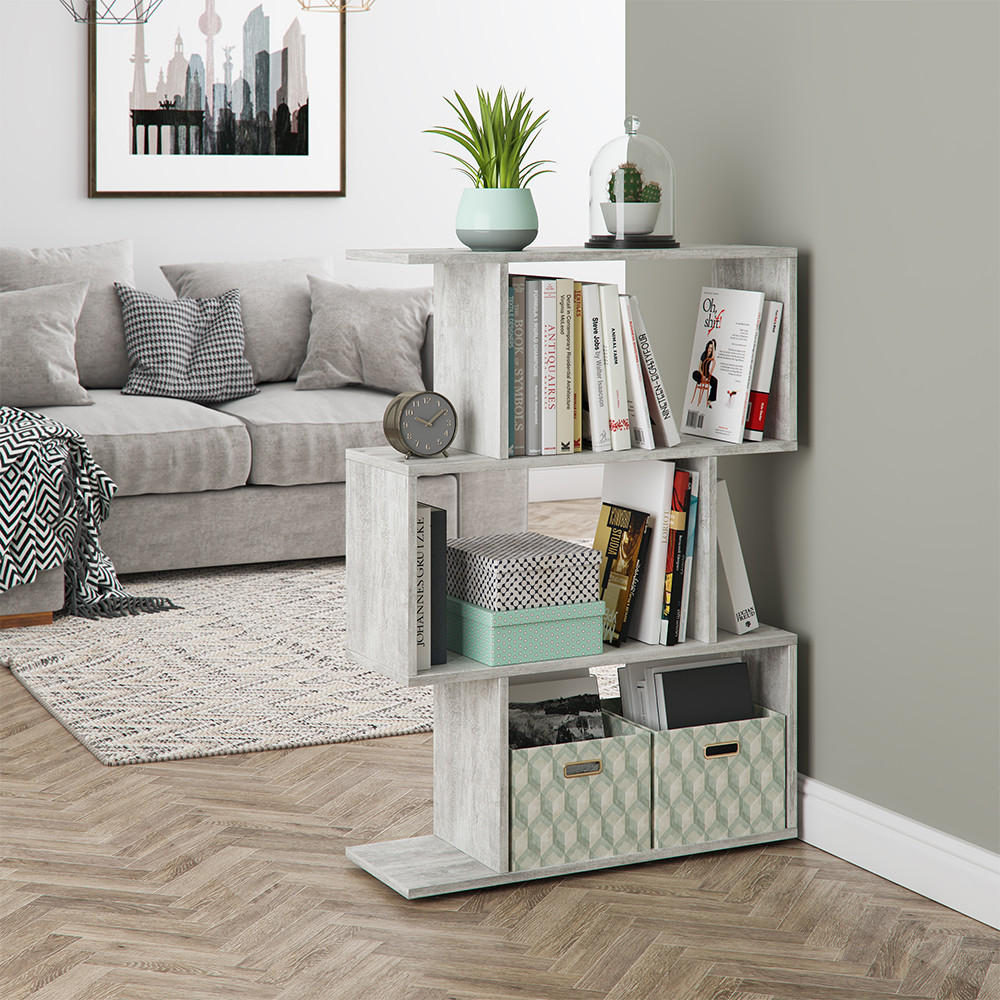 RAUMTEILER Levio Grau 70 x 97.4 cm - Grau, Holzwerkstoff (70/97.4/23.8cm) - Vicco