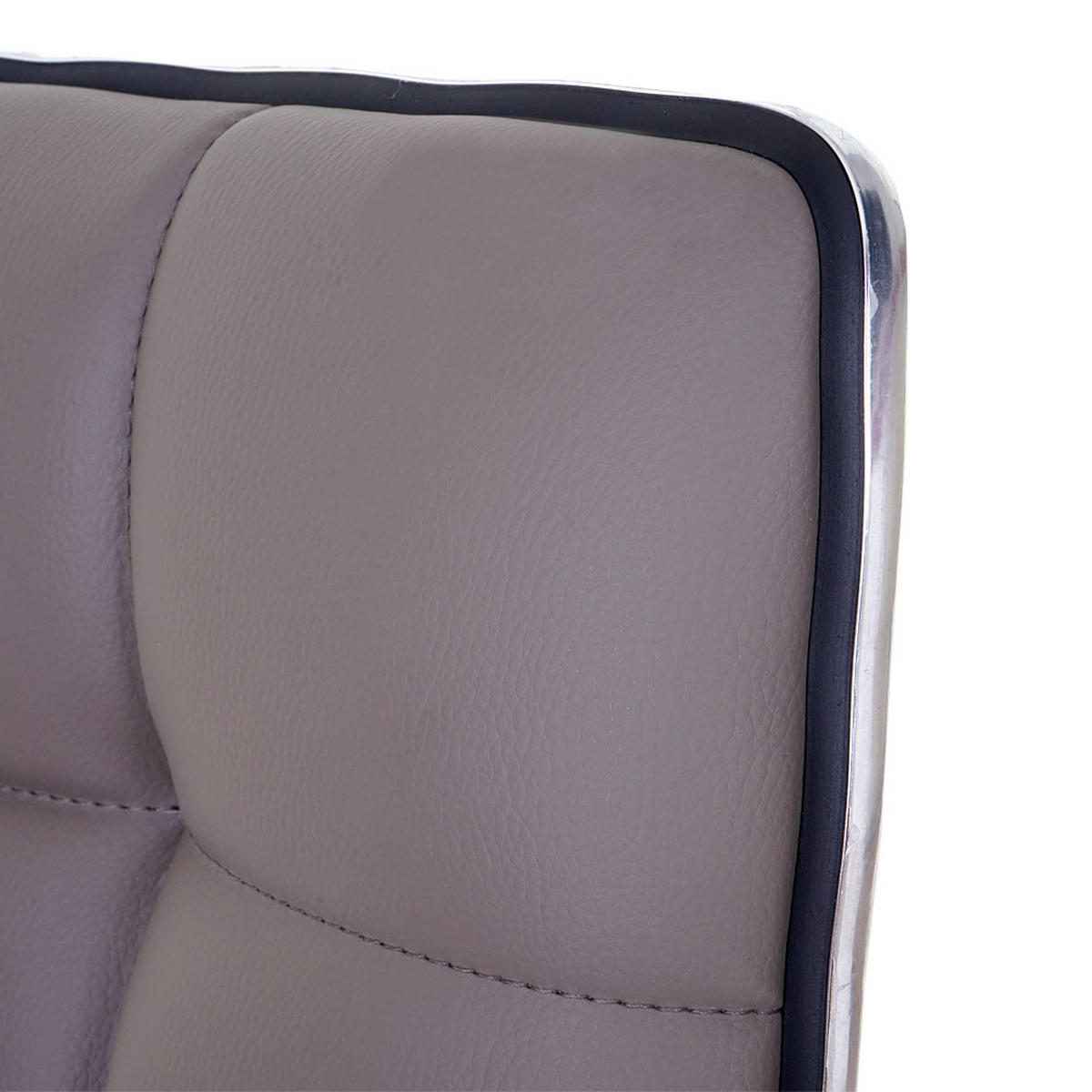 ESSZIMMERSTUHL 103x43x54cm Sitzhöhe 41cm Kunstleder Taupe-Grau - Taupe, Kunststoff (43/103/54cm) - CHEFGASTRO