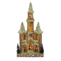 WEIHNACHTSHAUS HTHD0250 - Braun, Holz (11/51/25cm) - Hometopia