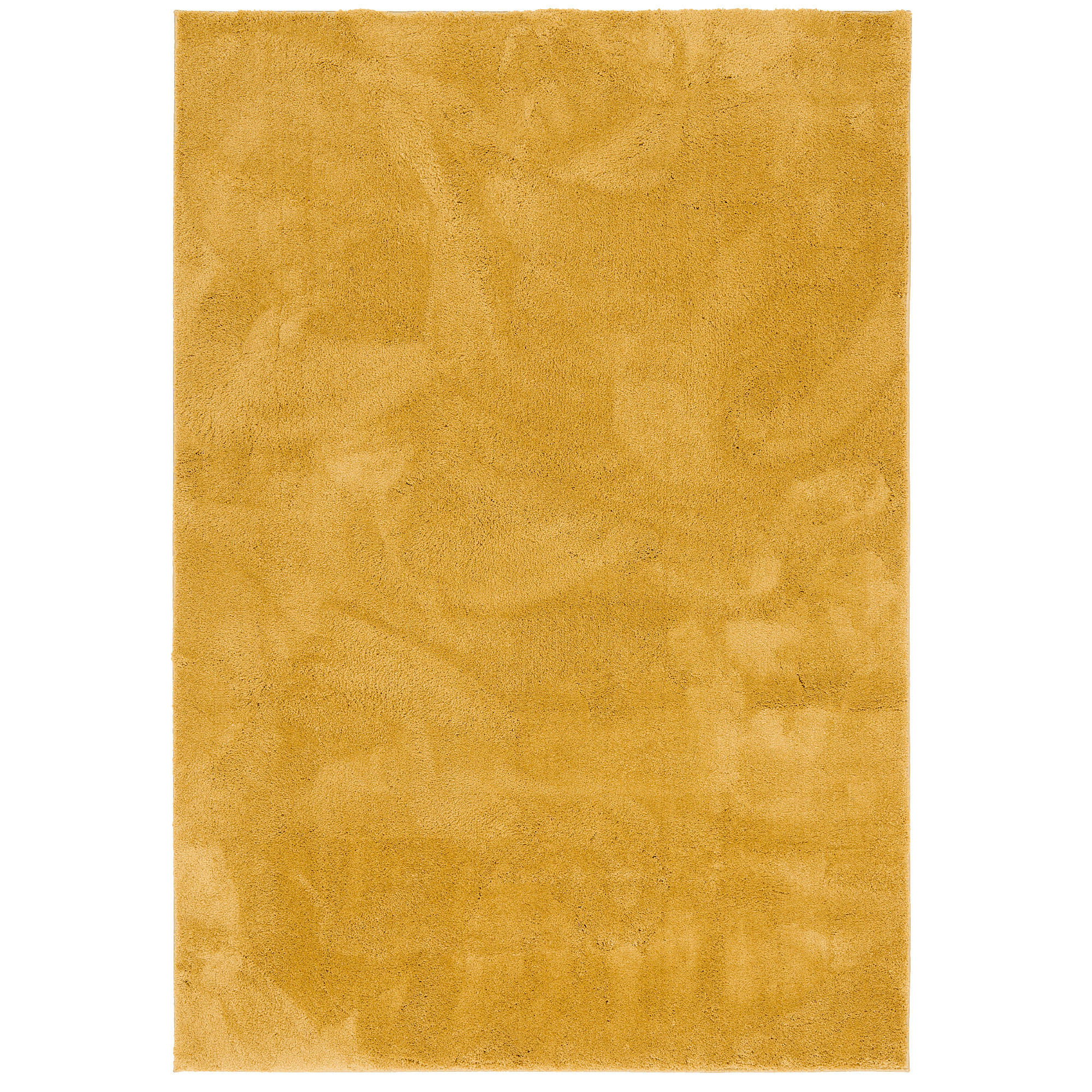 HOCHFLOR LANGFLOR SUPER SOFT TEPPICH SILKY - Currygelb, Textil (160/230cm) - Pergamon