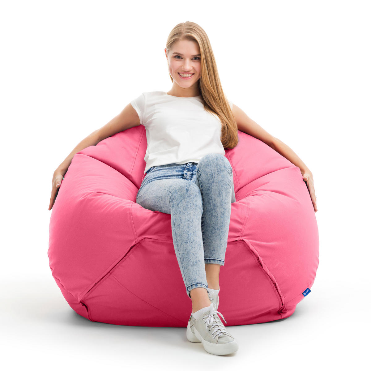 SITZSACK Classico S pink - Pink, Kunststoff (60/70/60cm) - Bruni