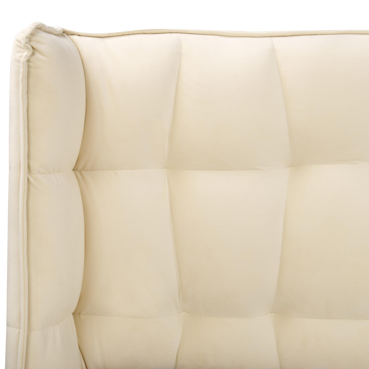 POLSTERBETT mit Lattenrost 180/200 cm Beige Senlis - Beige, Textil (180/200cm) - Beliani