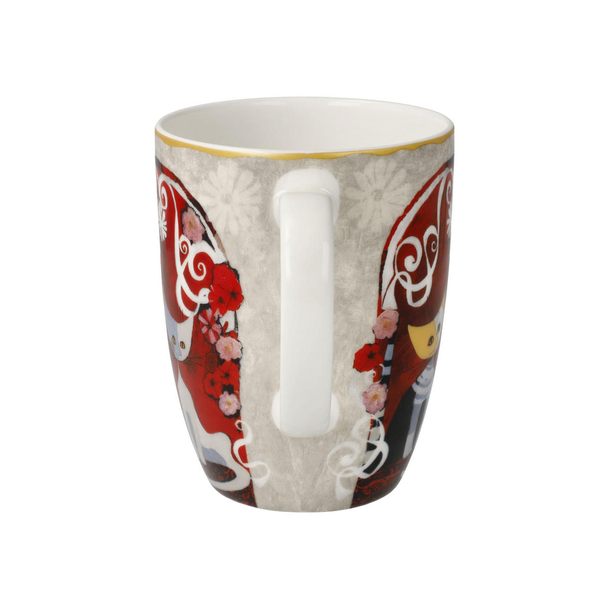KÜNSTLERTASSE R. Wachtmeister - Templi dell amore, Fine Bone China, Bunt, 400 ml - Multicolor, Keramik (0.4L) - Goebel