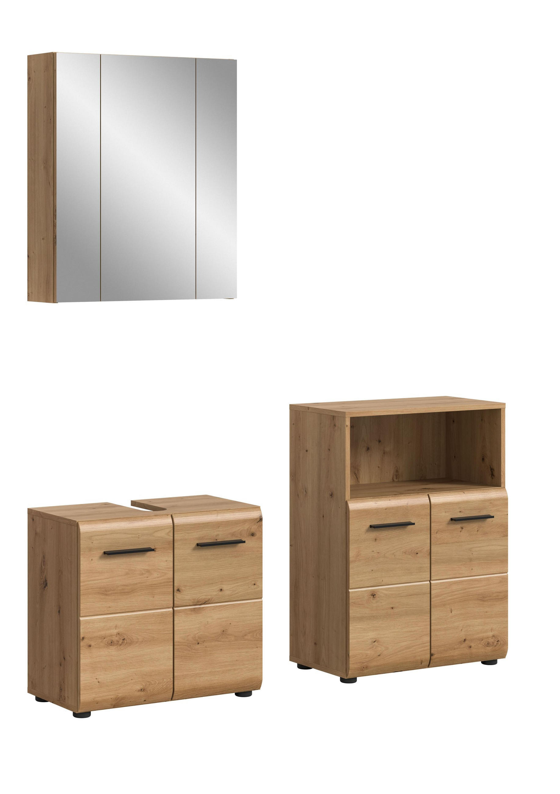 Homes & Jones Badezimmer Eiche Artisan 135x185x30 cm