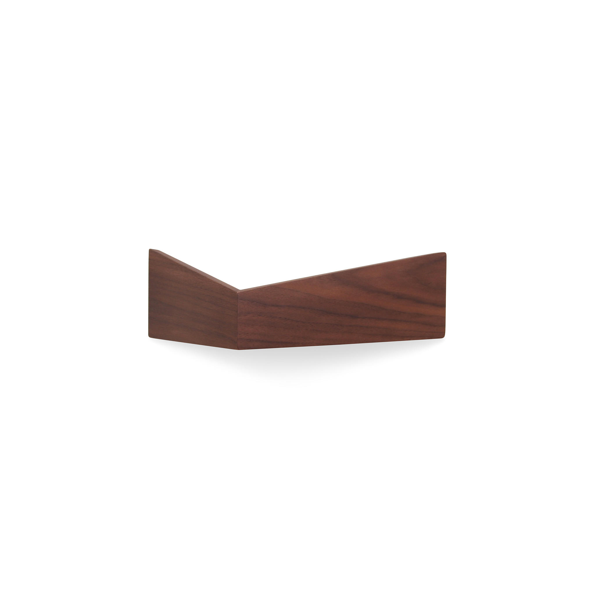 WANDREGAL Pelikan mit Haken Klein - Walnussfarben, Holz (33.5/10/15cm) - Woodendot