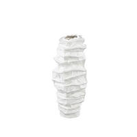 VASE Aharon Weiß 20/18/42cm - Weiß, Keramik (42cm) - PTMD Collection