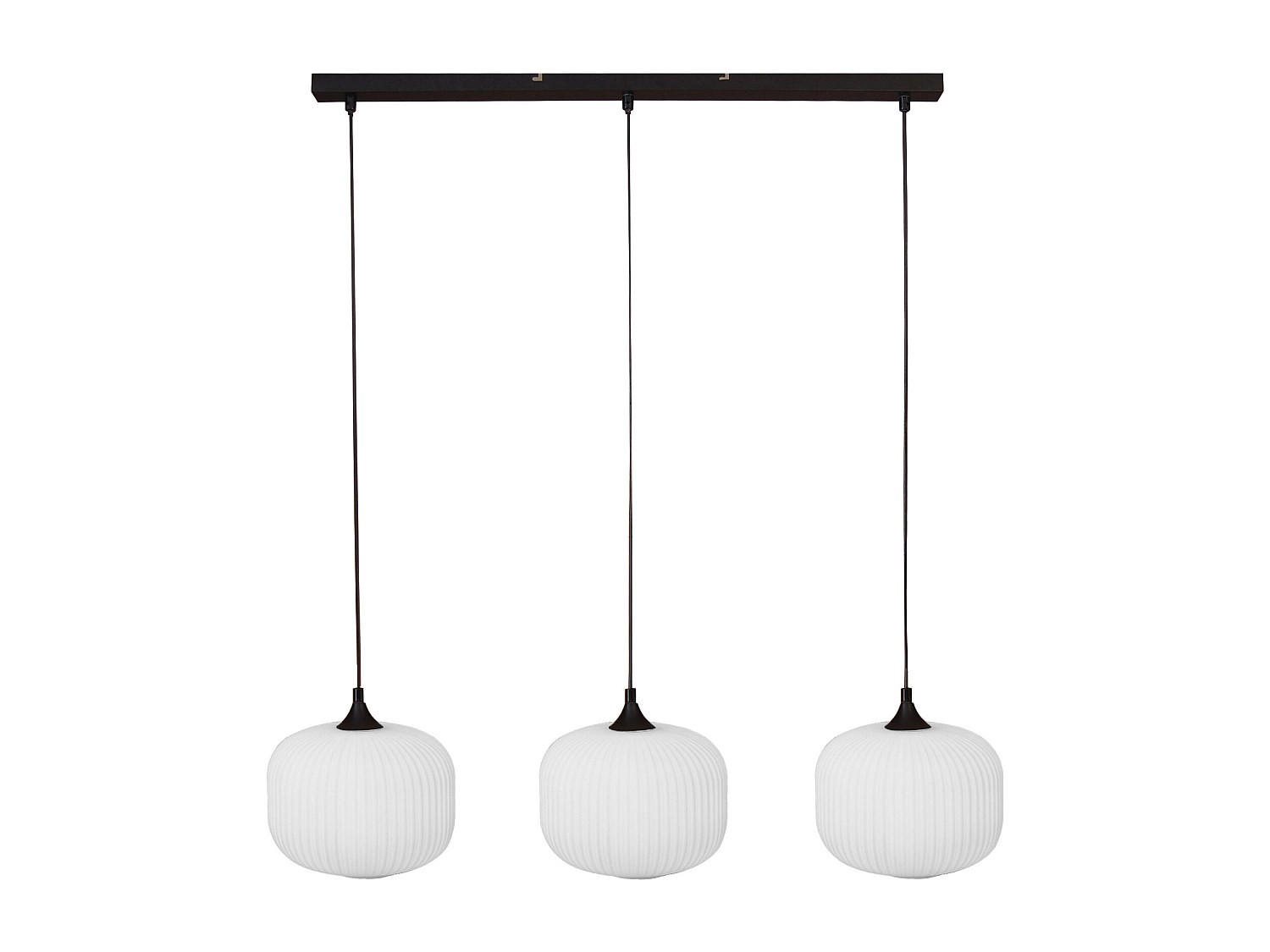 DECKENLEUCHTE - 99 cm x 25 cm - metall - schwarz Glenora - Schwarz, Metall (25/99/128cm) - Vente-Unique