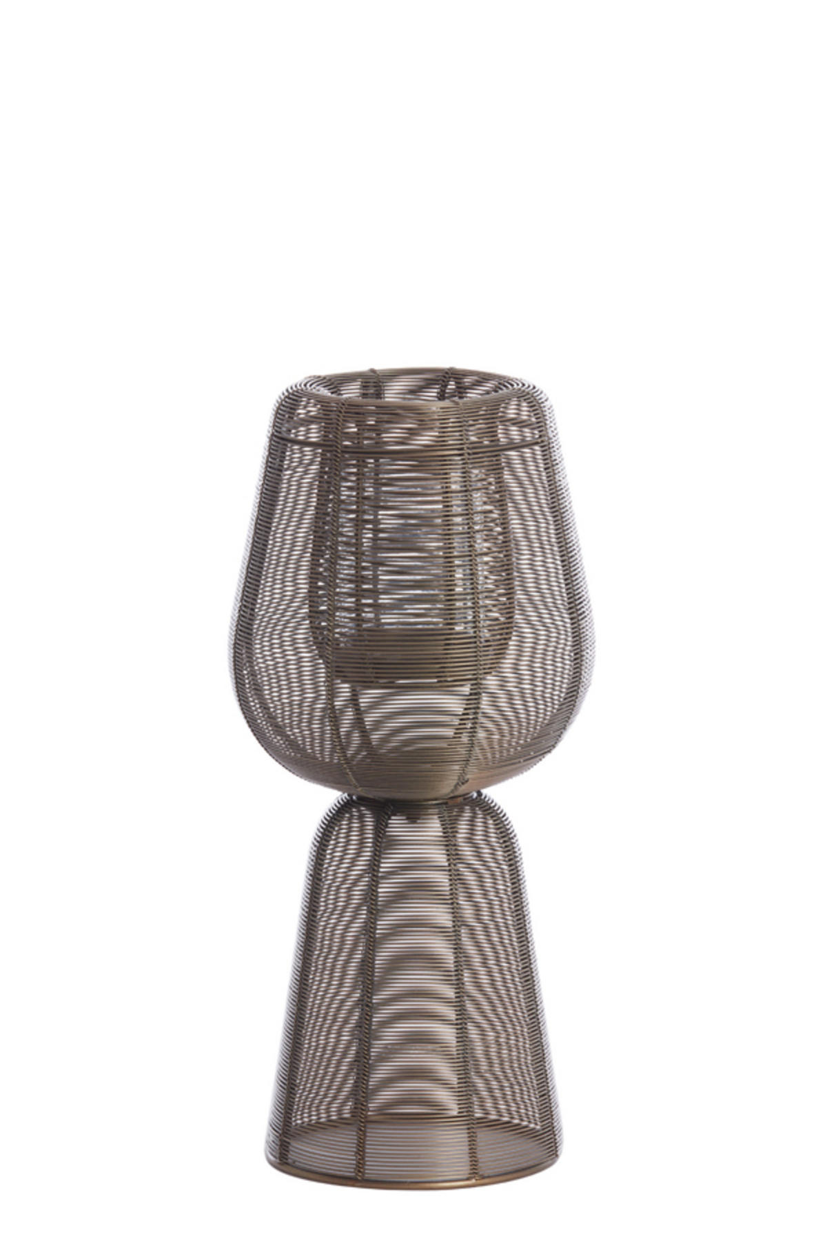 WINDLICHT Fellini Bronze Ø18/41,5 cm - Bronzefarben, Metall (18/41.5/18cm) - Light & Living