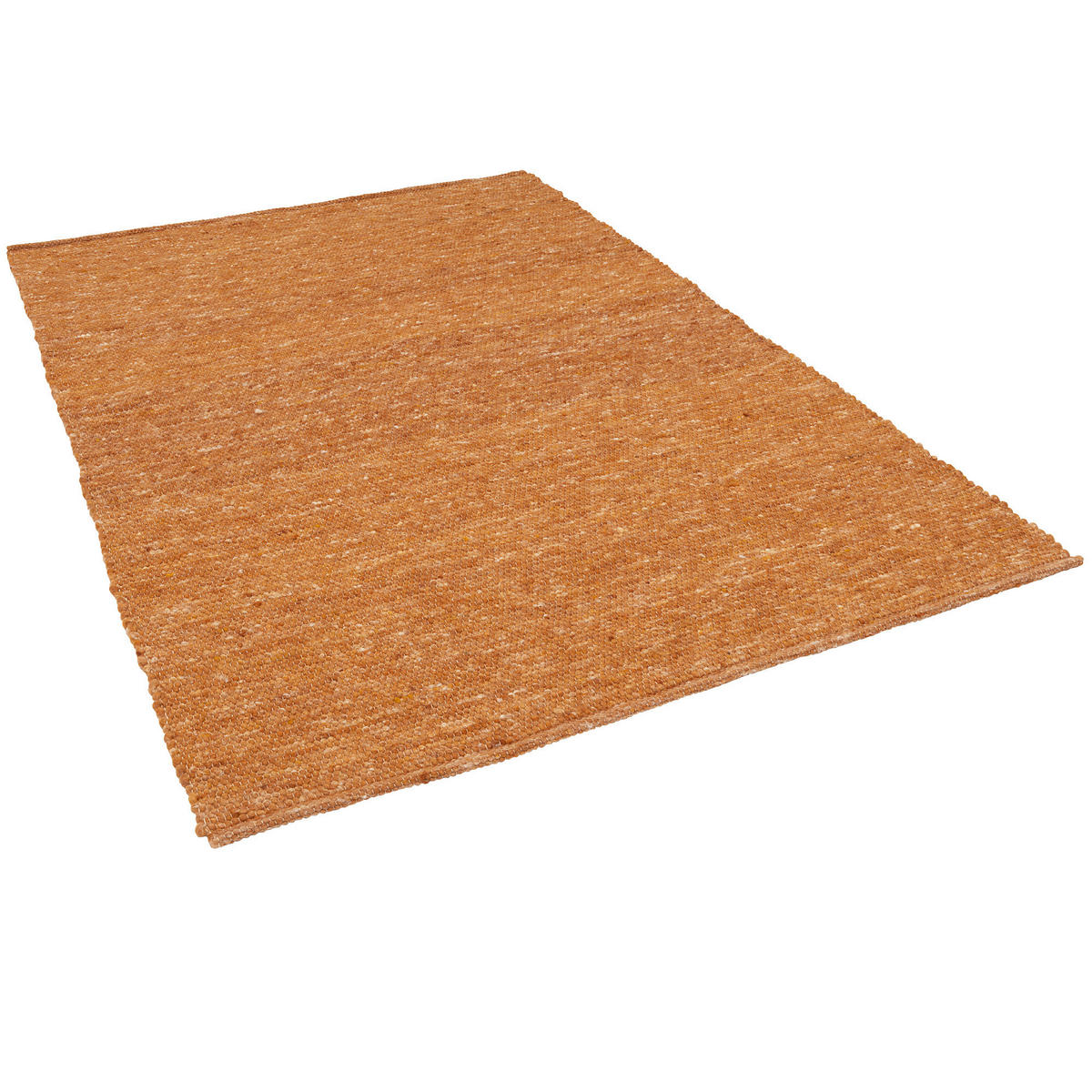 NATUR TEPPICH WOLLE YUKON - Currygelb, Textil (140/200cm) - Pergamon