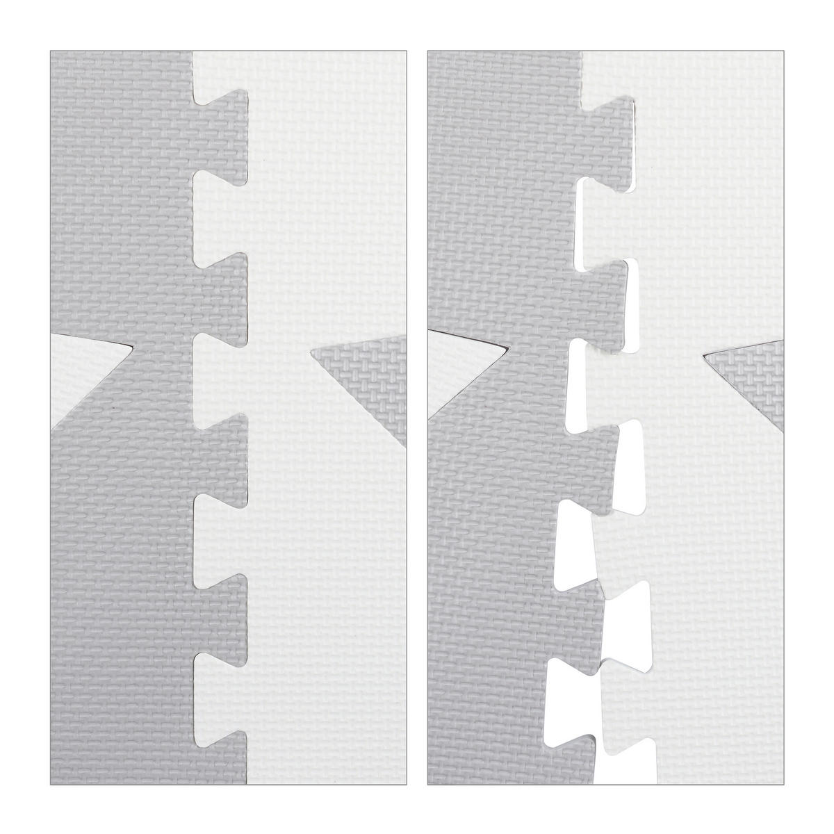 9TLG.PUZZLEMATTE - Multicolor, Kunststoff (32/32cm) - Relaxdays