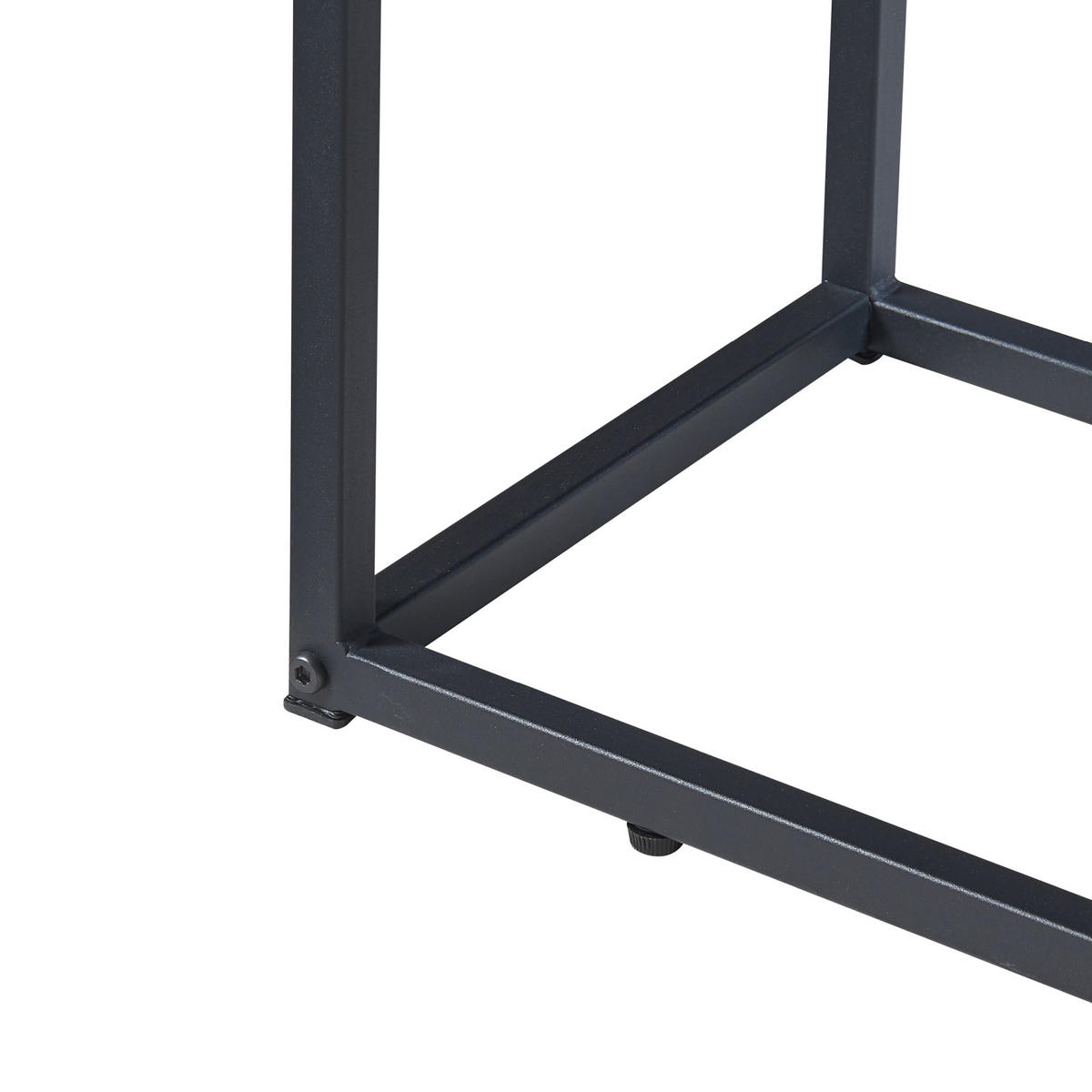 KAMINHOLZREGAL Vaasa - Schwarz, Metall (100/50/30cm) - [en.casa]