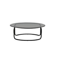 COUCHTISCH Ø110cm - Schwarz, Holzwerkstoff (110/110/40cm) - ebuy24