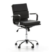 SCAUN ROTATIV Fenix cu funcție de pat, negru - negru, blană (63/95/55cm) - VS Venta-stock