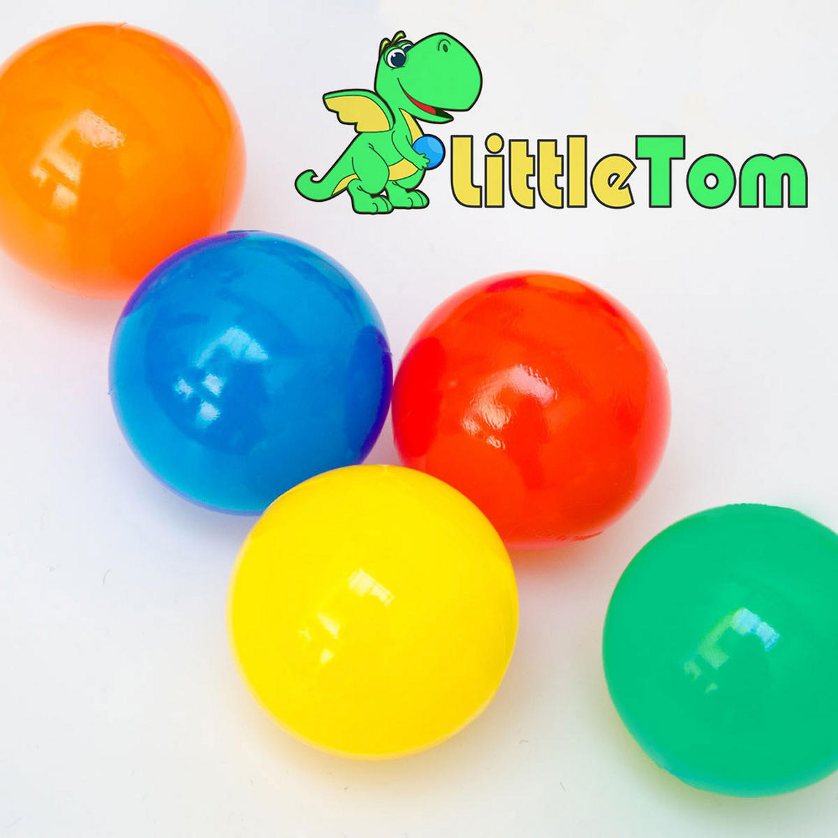 BÄLLEBAD-BÄLLE 100 Stück, bunt, 6 cm - Multicolor, Kunststoff (6/6/6cm) - Littletom