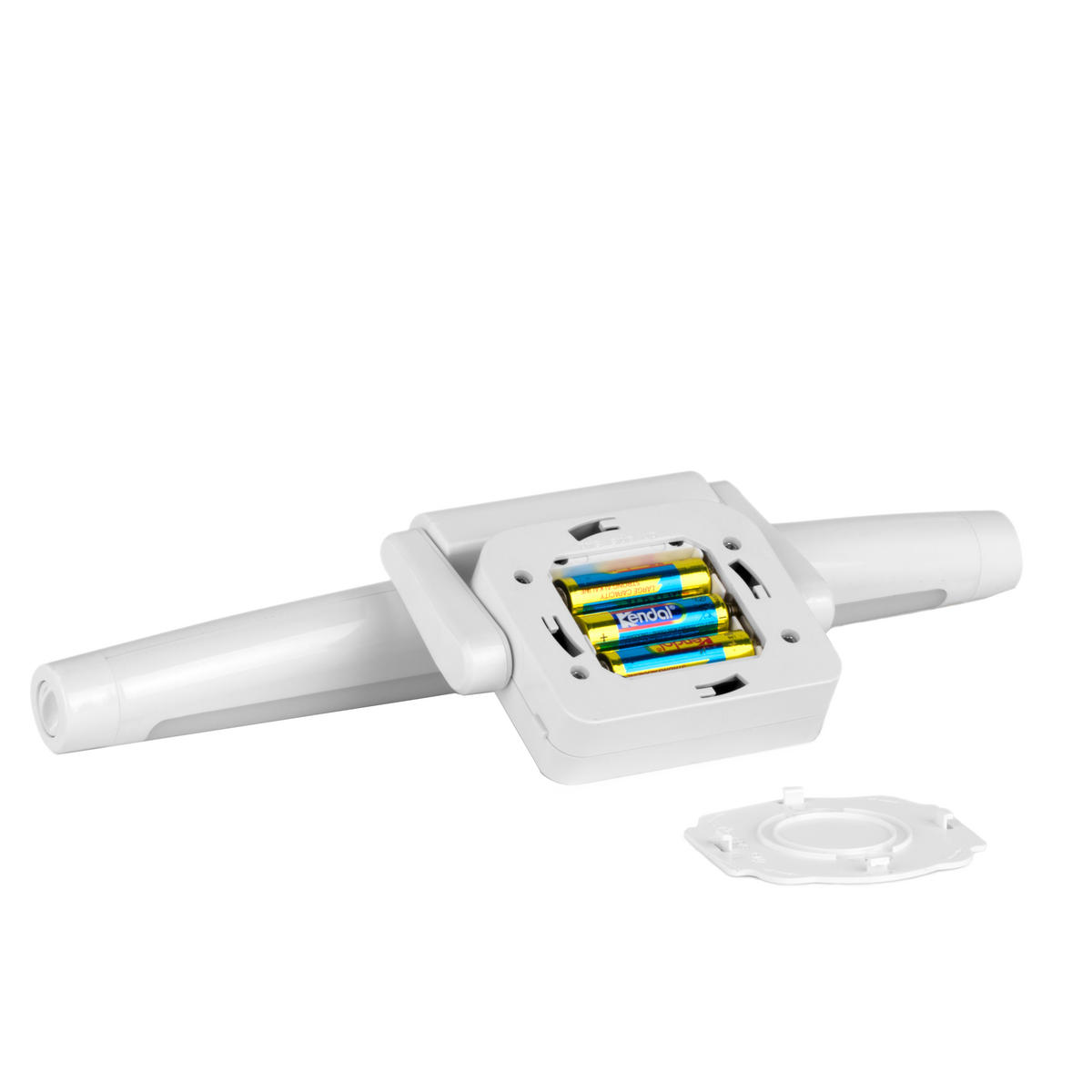 LED-BILDERLEUCHTE - warmweiß mit Dimmfunktion und verstellbarem Arm für Bilder und Spiegel, batteriebetrieben - Weiß, Kunststoff (15/34/3.1cm) - Northpoint