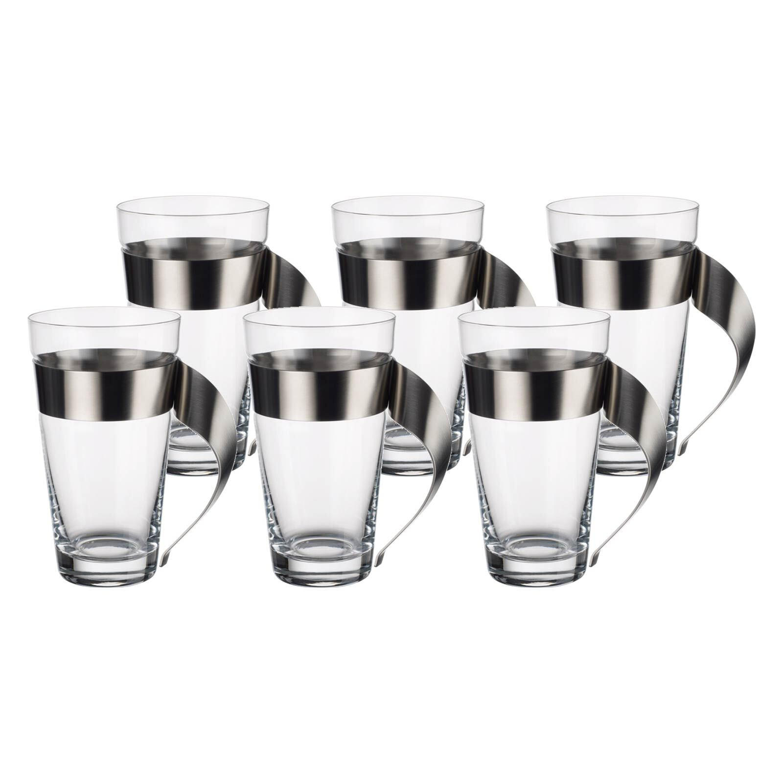 LATTE MACCHIATO-GLÄSER NewWave transparent 500 ml 6er Set - Transparent, Glas (0.5L) - Villeroy & Boch