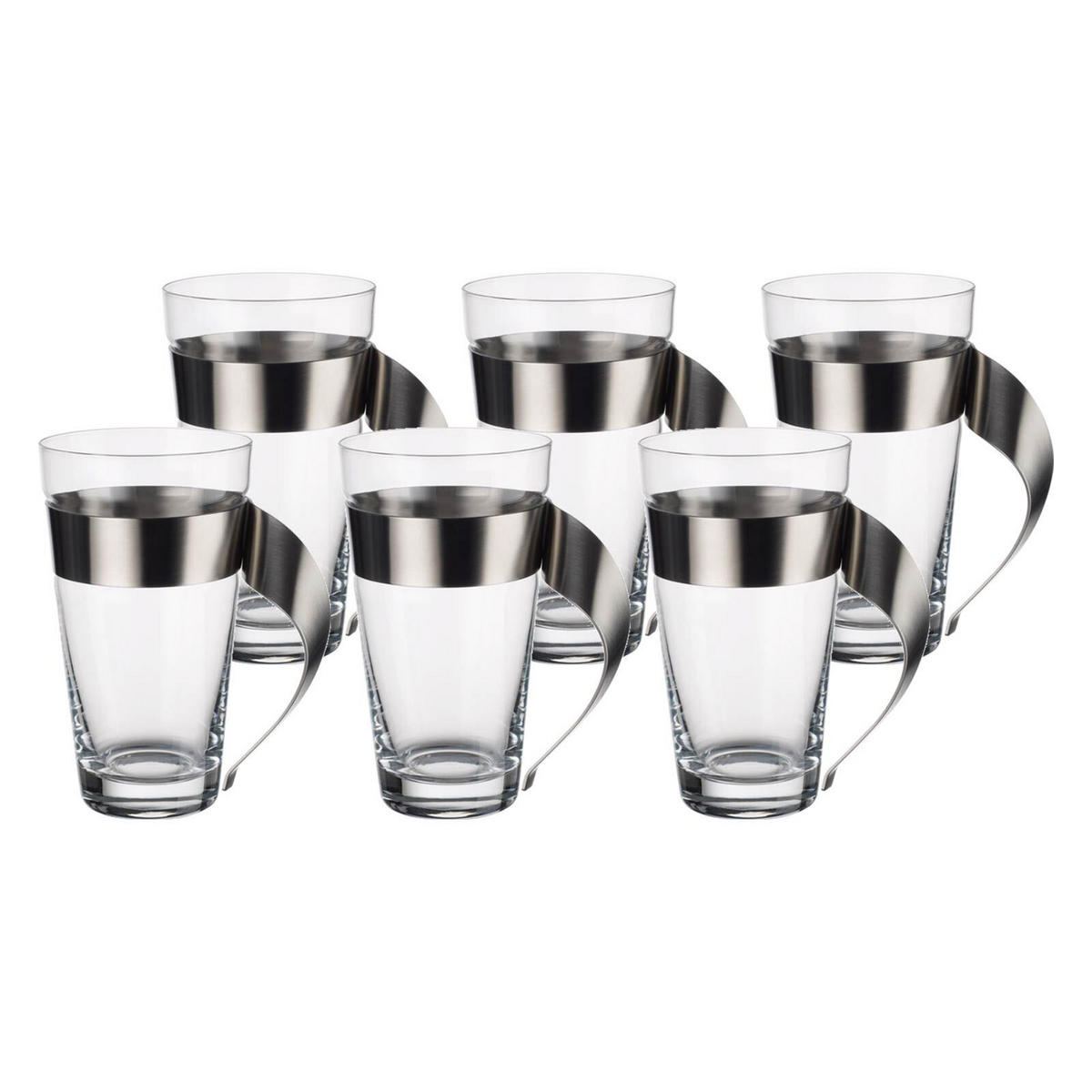 LATTE MACCHIATO-GLÄSER NewWave transparent 500 ml 6er Set - Transparent, Glas (0.5L) - Villeroy & Boch