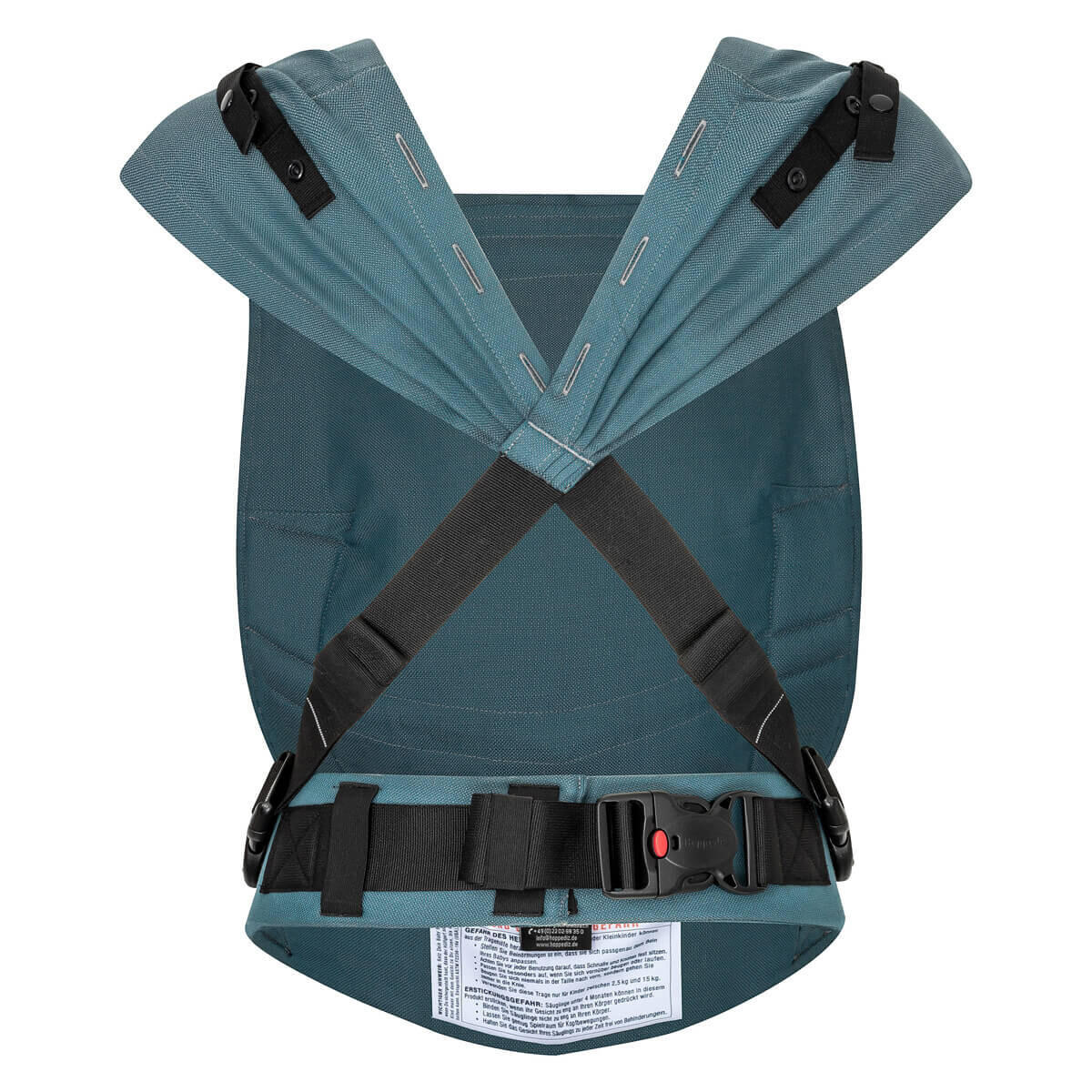 BABYTRAGE Primeo - Türkis, Textil (26.5/7.2/38.5cm) - Hoppediz