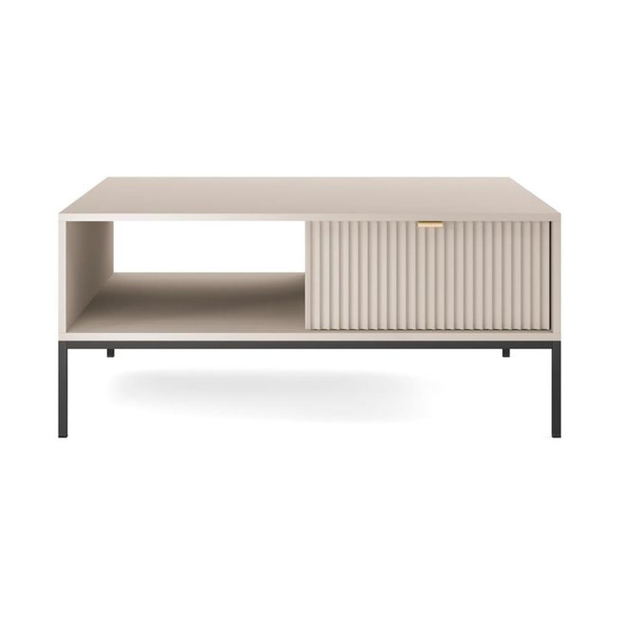 COUCHTISCH – L104 – 104 x 68 x 46 cm – NOVA – Kaschmir - Kaschmir, Holzwerkstoff (68/104/46cm) - hi-markt