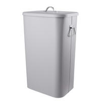 MÜLLEIMER Binster - Grau, Metall (28/58/34cm) - Butlers