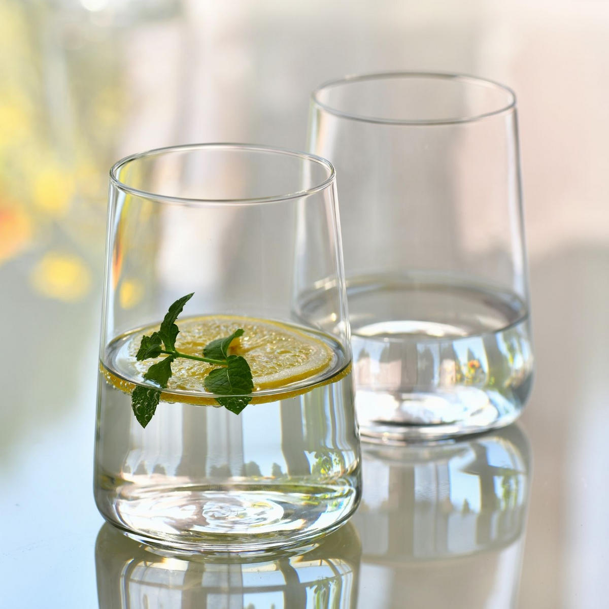 WASSERGLÄSER, 4er-Set, 490 ml - Transparent, Glas (0.49L) - Krosno Glass