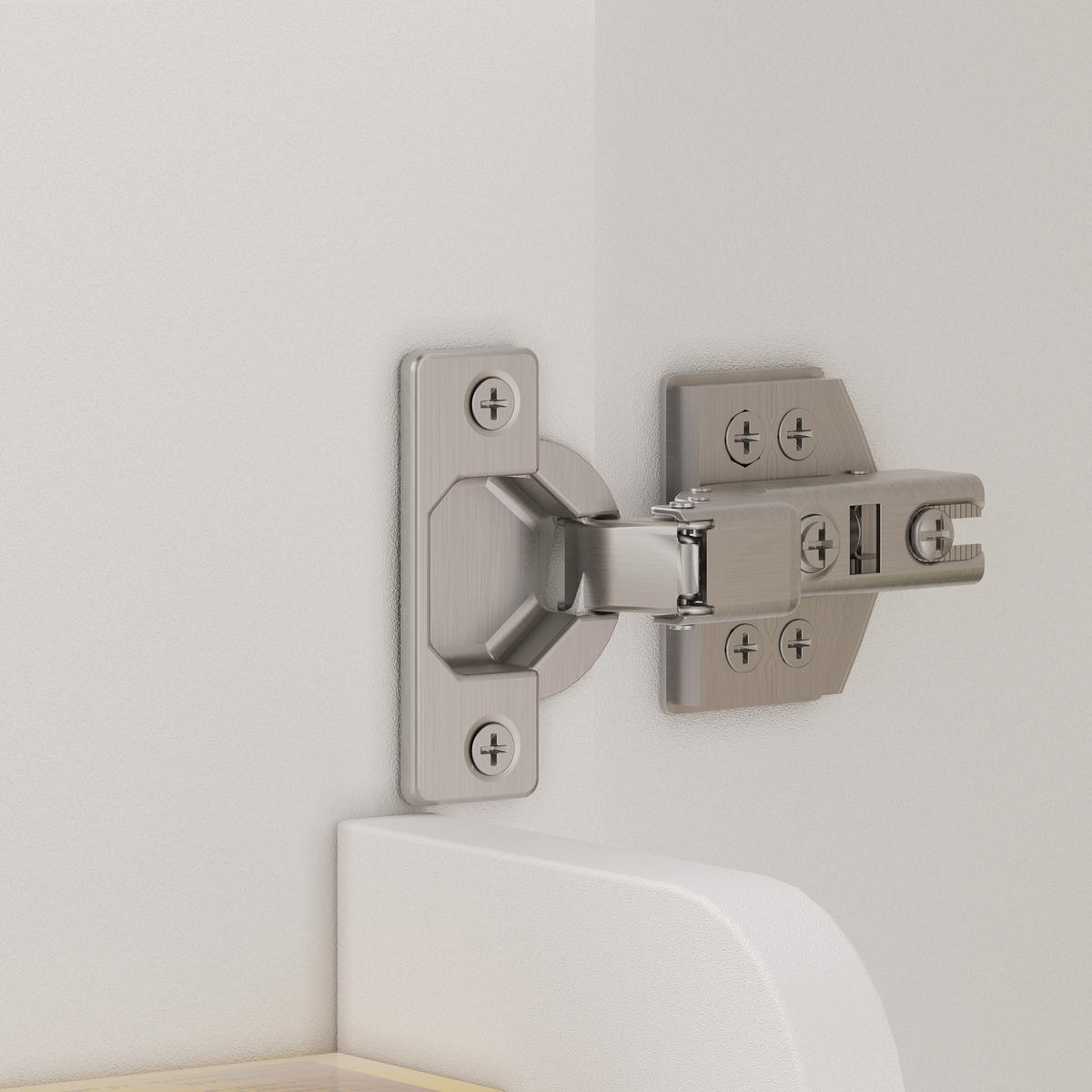 GESCHIRRSCHRANK aus MDF 118x39,5x180cm in Weiß mit LED & Steckdose - Weiß, Holzwerkstoff (118/180/39.5cm) - Modfu