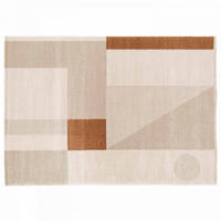 TEPPICH, 120 x 170 cm, Cremefarbe - Creme, Textil (170/120cm) - Oviala