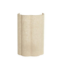 WANDLEUCHTE FRINGE Natürlich 26/15/40 cm - Hellbraun, Metall (15/40/26cm) - Walldoctor
