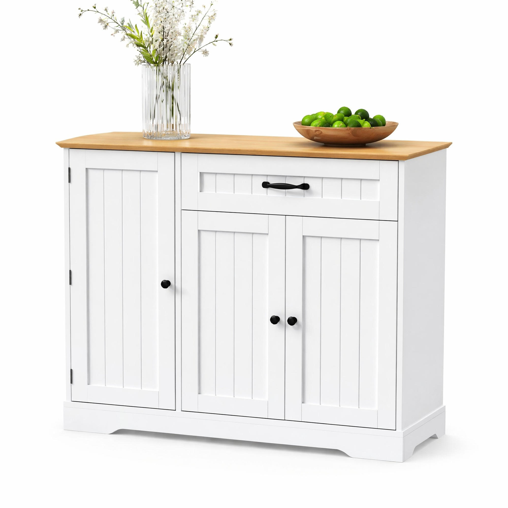 Meubliv Sideboard Beige 107x83.4x40 cm