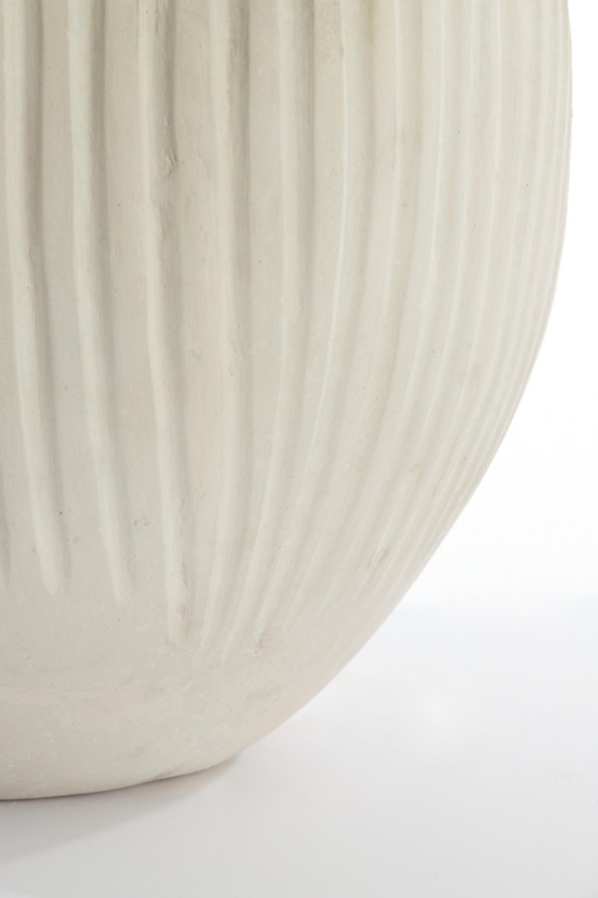 TOPF Anta Weiß Ø43/33 cm - Weiß, Papier (43/33/43cm) - Light & Living