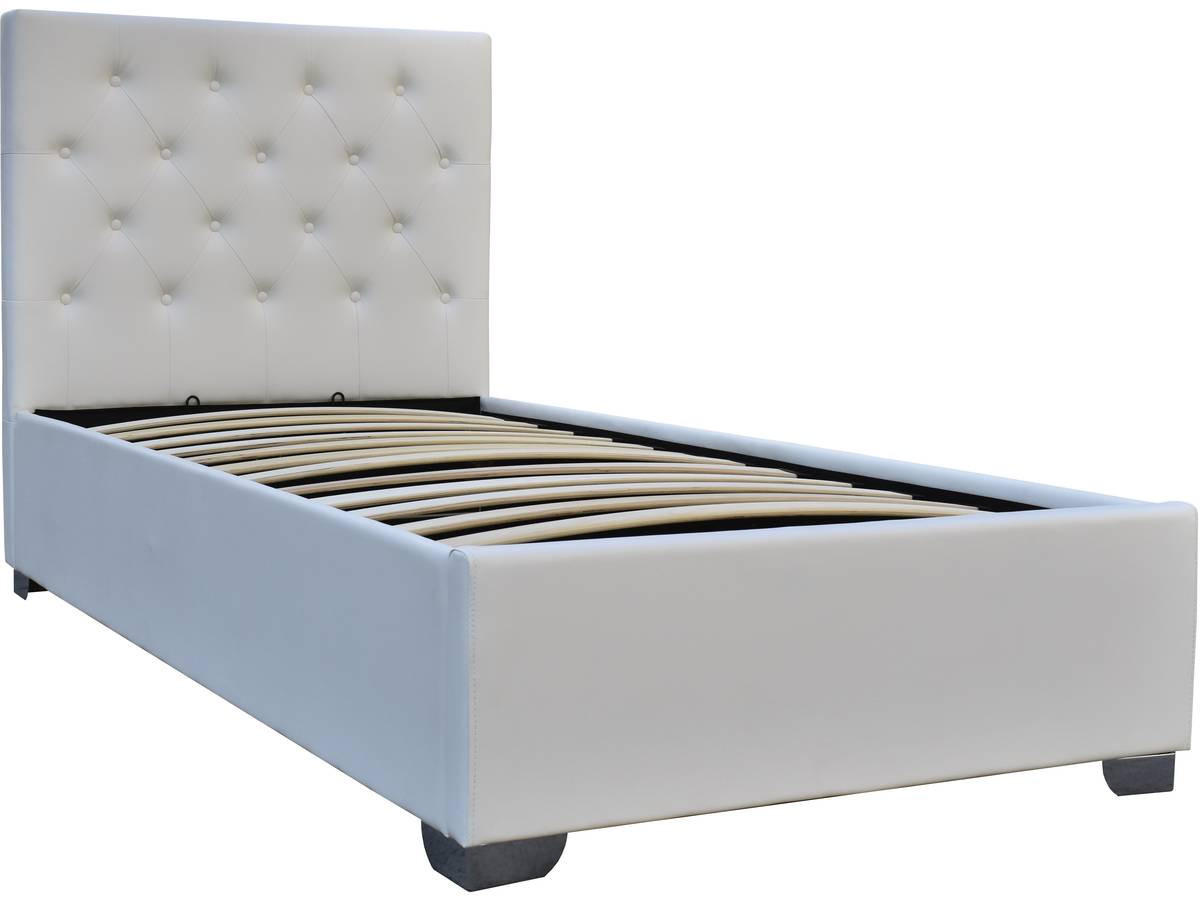 BETT tino Schwarz - Schwarz, Textil (200/160cm) - Habitat Garten
