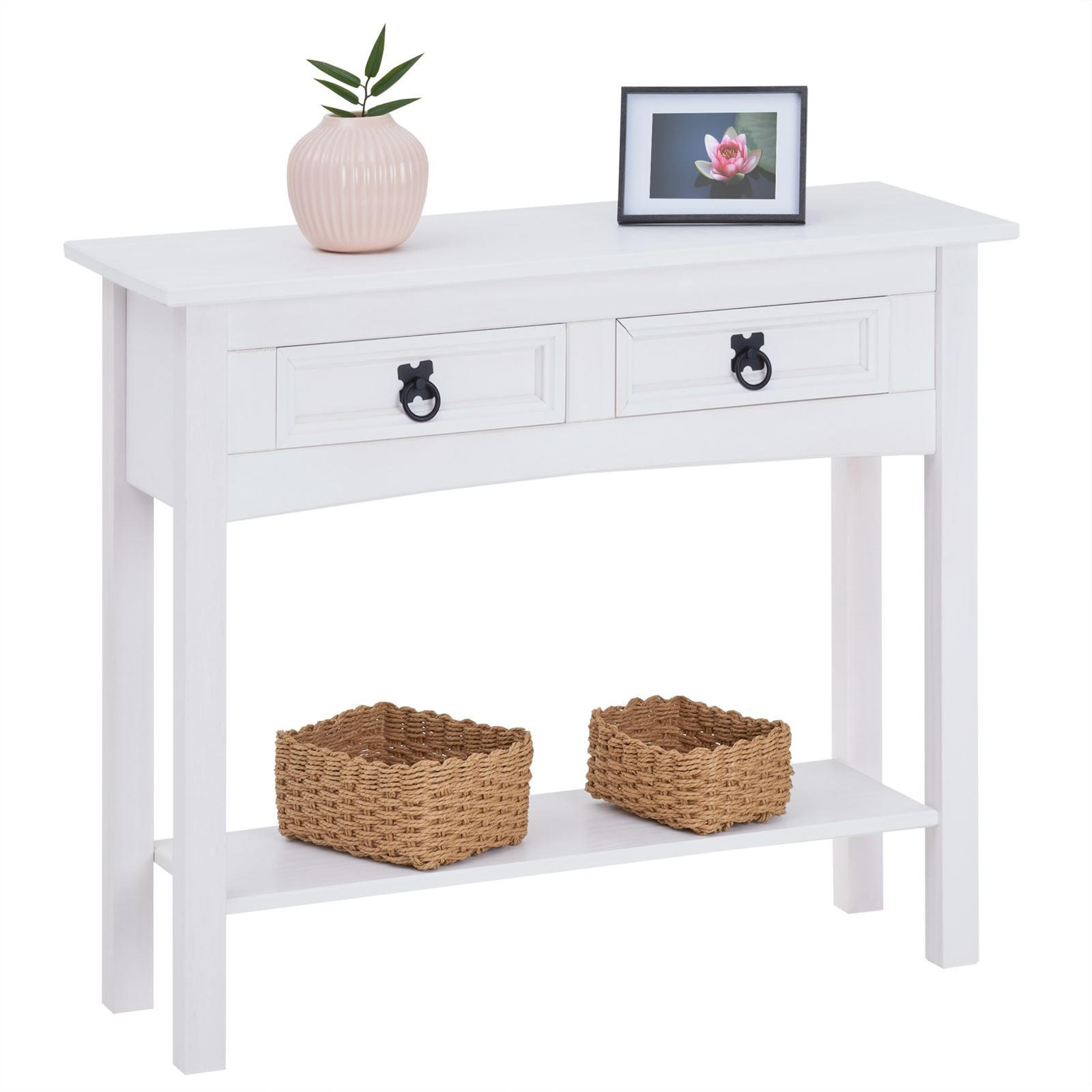 KONSOLENTISCH RURAL - Weiß, Holz (32/88/73cm) - CARO-Möbel