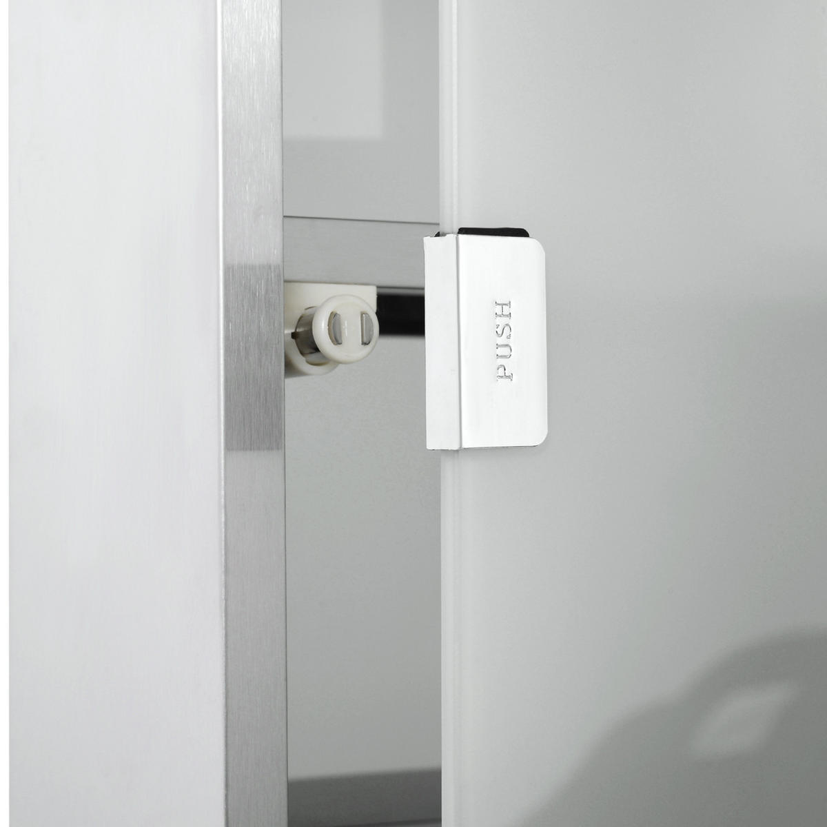 MEDIZINSCHRANK DE-09624 Silber - Silberfarben, Metall (30/60/12cm) - ComfortXL