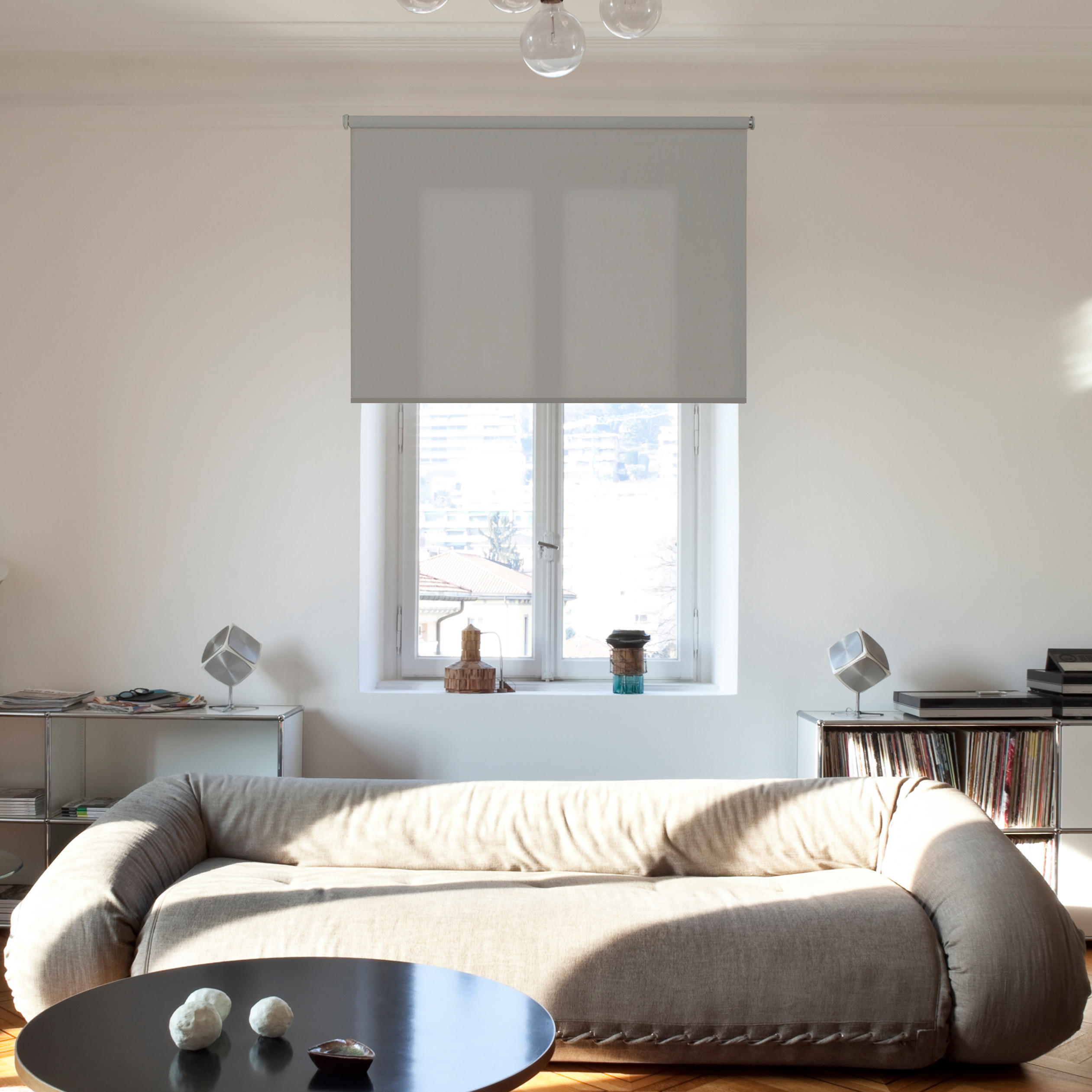 Viewtex Seitenzugrollo Grau 105x250x250 cm