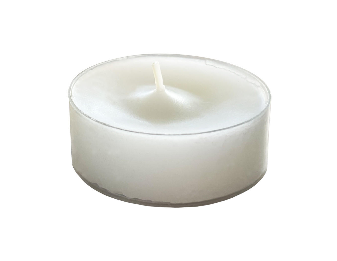 TEELICHTE PC-Cup Weiß, 4 Stunden, 18 Stück - Weiß, Paraffin (3.8/1.8/3.8cm) - Wiedemann Kerzen