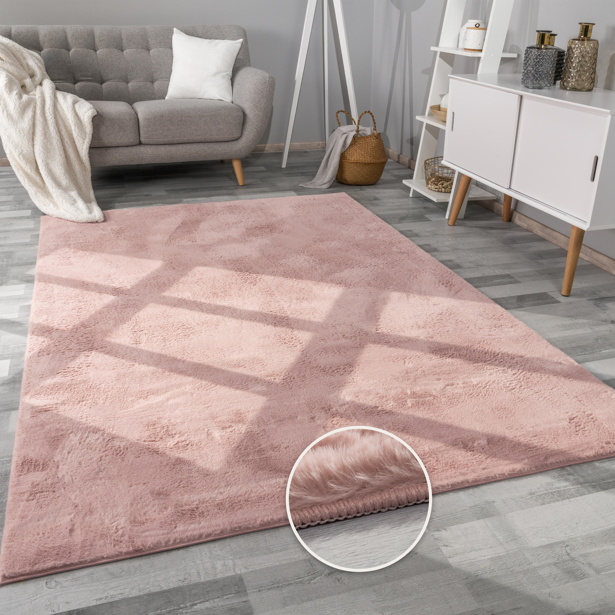 HOCHFLORTEPPICH 240/340 cm Soft 380 - Pink, Textil (240/340cm) - Paco Home