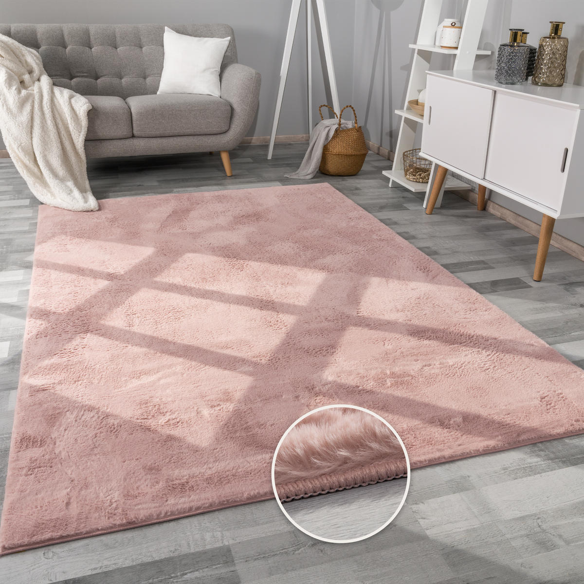 HOCHFLORTEPPICH 300/400 cm Soft 380 - Pink, Textil (300/400cm) - Paco Home