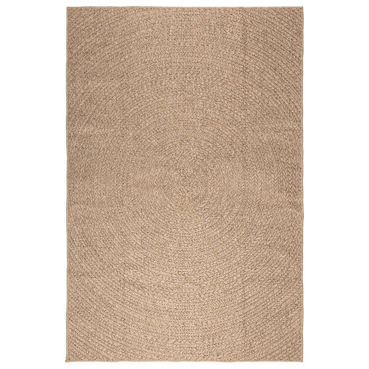 TEPPICH Zizur fur Indoor und Outdoor 200/290 cm aus PP in Jute-Optik - Braun, Kunststoff/Textil (200/290cm) - vidaXL