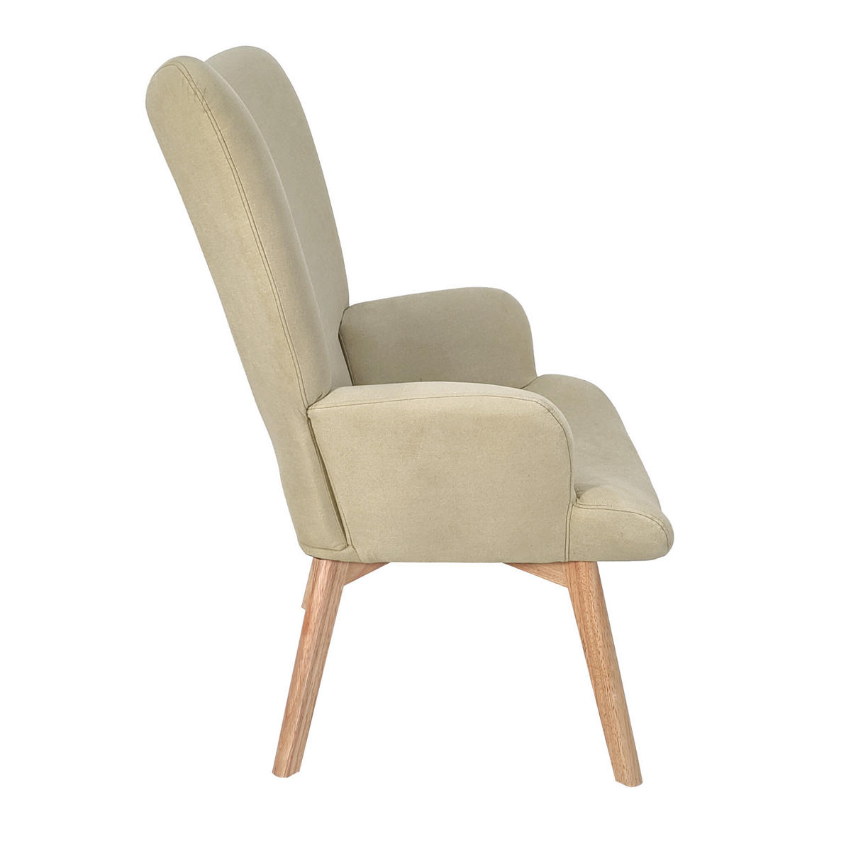OHRENSESSEL Olav - Beige, Textil (64/96/70cm) - SVITA