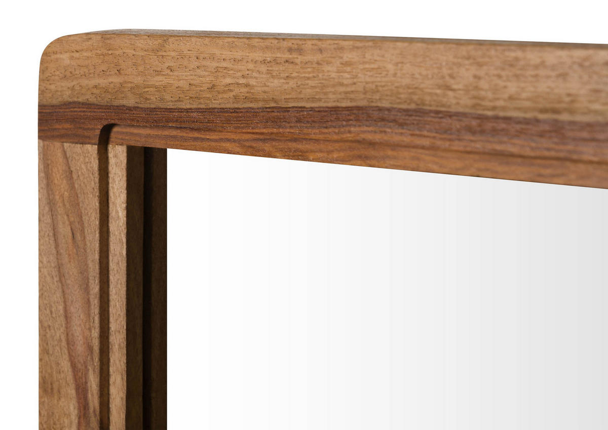 SPIEGEL Sheesham 60x15x65 natur sandgestrahlt MALMÖ 2 #280 - Naturfarben, Holz (60/65/15cm) - Massivmoebel24