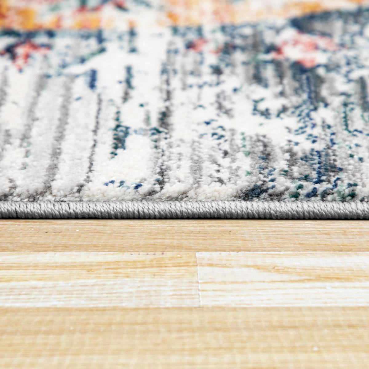 KURZFLORTEPPICH 200/200 cm Herbete 733 - Grau, Textil (200/200cm) - Paco Home