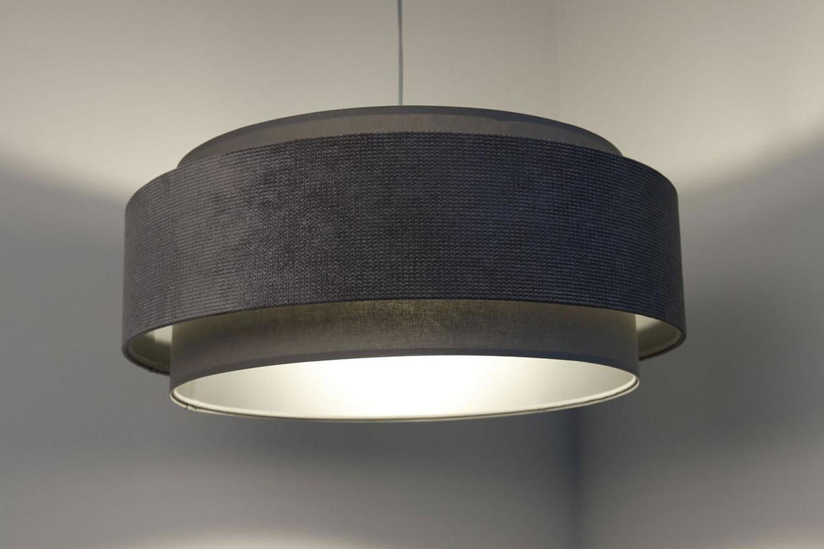 HÄNGELEUCHTE Grau 60/25 cm - Grau, Kunststoff (60/1/25cm) - ONZENO