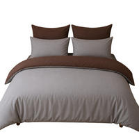 WENDEBETTWÄSCHE 5-teilig 200/200cm GRAU-BRAUN - Grau, Textil (200/200cm) - ROLFNERS