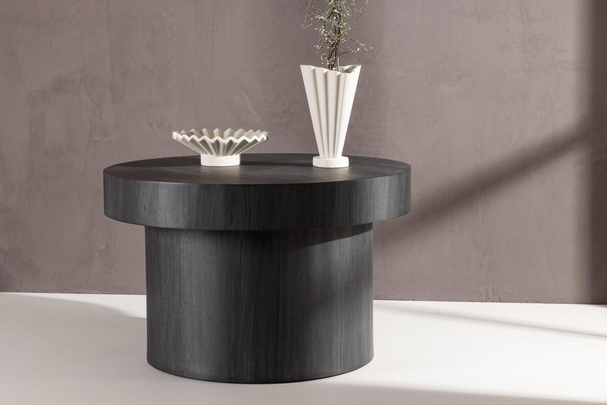 COUCHTISCH MALUNG Schwarz 80x80x50 cm - Schwarz, Holzwerkstoff (80/80/50cm) - FURNLUX