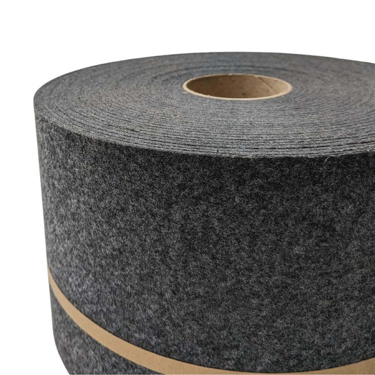 SICHTSCHUTZSTREIFEN Design Vlies für Doppelstabmatten Schwarzgrau 26m - Schwarz, Kunststoff (2600/19cm) - ZAUN|ZU