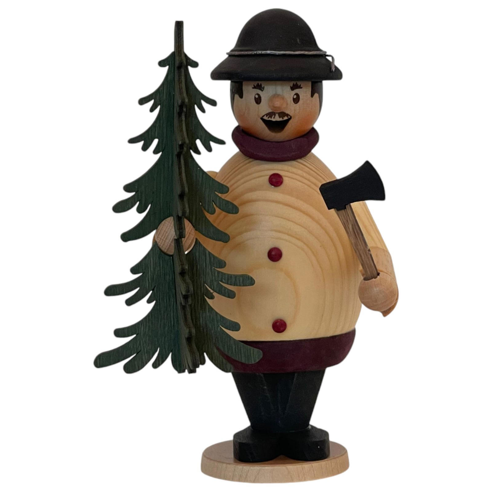 RAUCHMANN Max als Weihnachtsbaumverkäufer 16 cm - Multicolor, Holz (10/16/10cm)